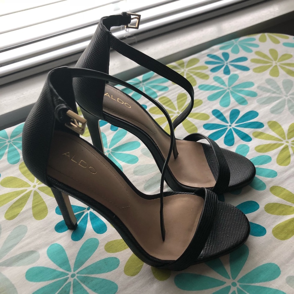 Classic black heels, worn once.